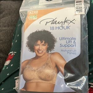 Playtex 18 Hour Natural Lift Bra - Black